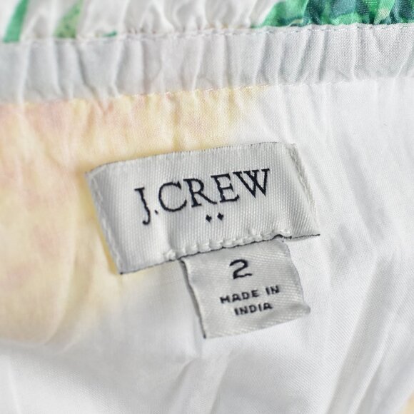 J. Crew Pineapple Squareneck Ruffle Maxi Dress - 2 - Picture 8 of 8